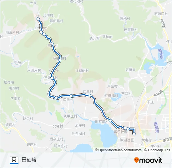 H36 Bus Line Map