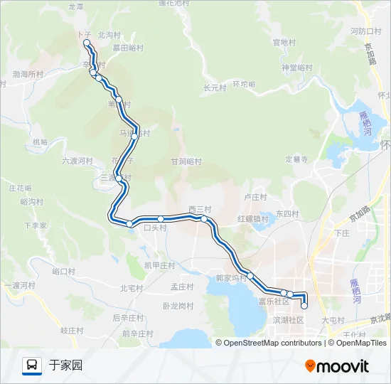 H36 Bus Line Map