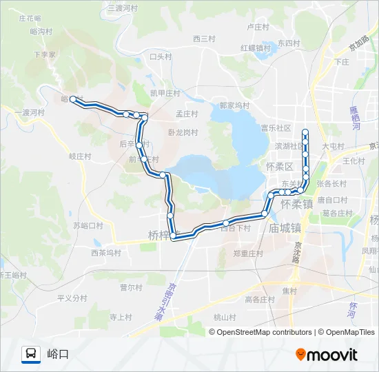 H38 Bus Line Map