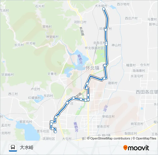H41 Bus Line Map