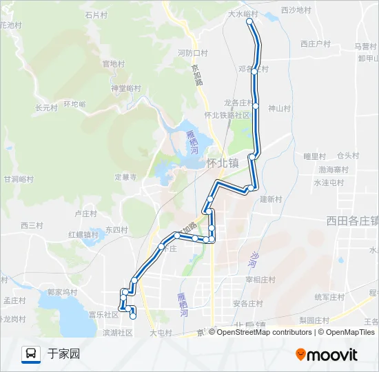 H41 Bus Line Map