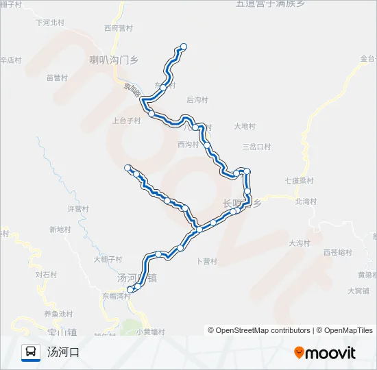 H45 Bus Line Map