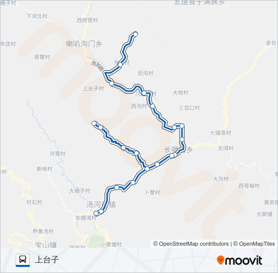 H45 bus Line Map