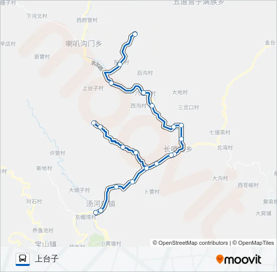 H45 Bus Line Map