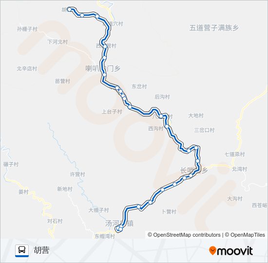 公交H48路的线路图