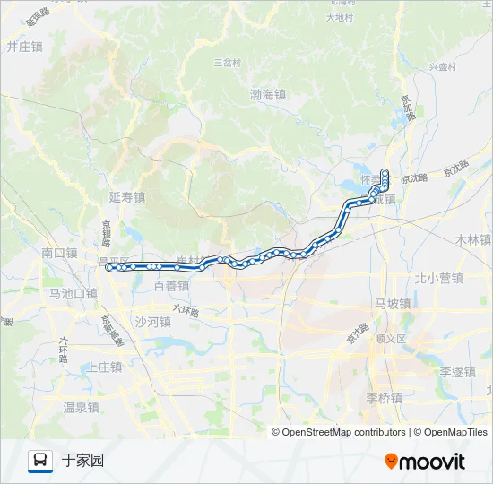 H63 Bus Line Map