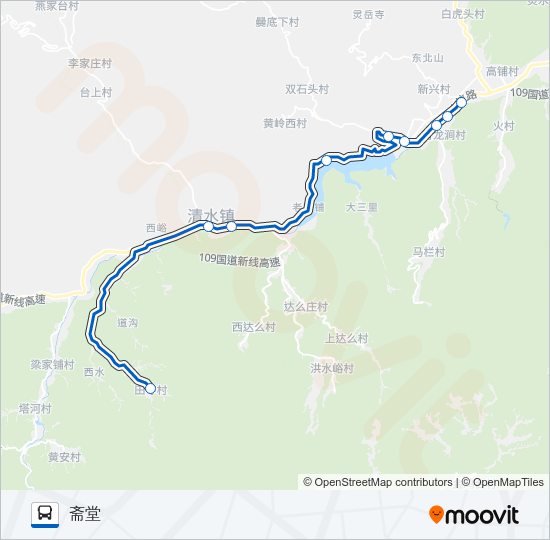 公交M02路的线路图