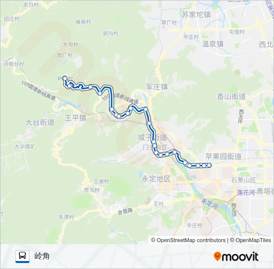 M05 Bus Line Map