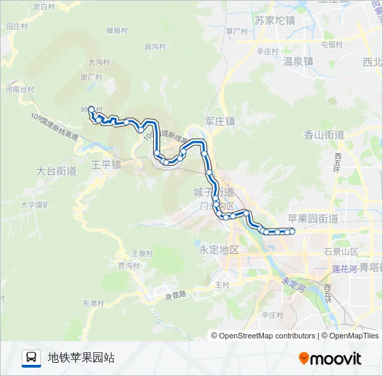 M05 Bus Line Map