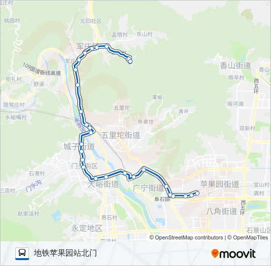 M06 Bus Line Map