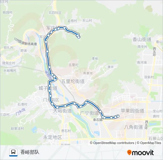 M06 Bus Line Map