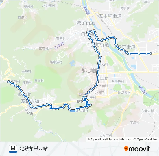 M07 Bus Line Map