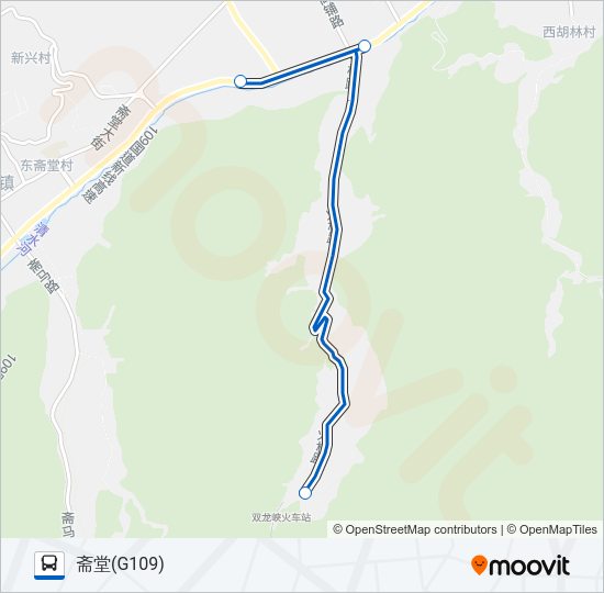 公交M10路的线路图