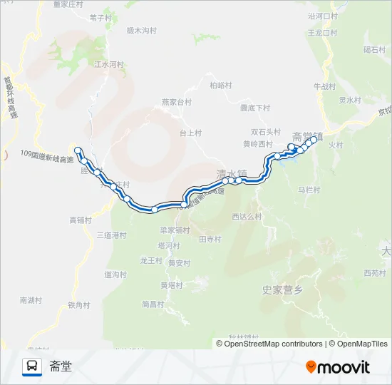 M11 Bus Line Map
