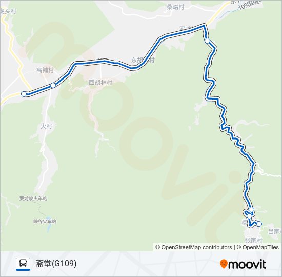 M13 bus Line Map