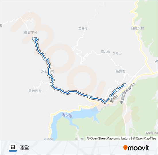 公交M15路的线路图