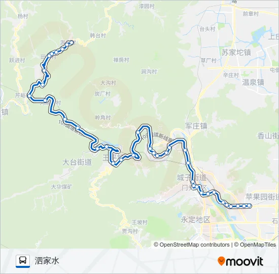 M19 Bus Line Map