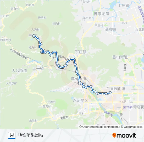 M20 Bus Line Map