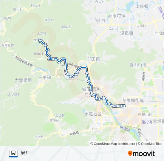 M20 Bus Line Map