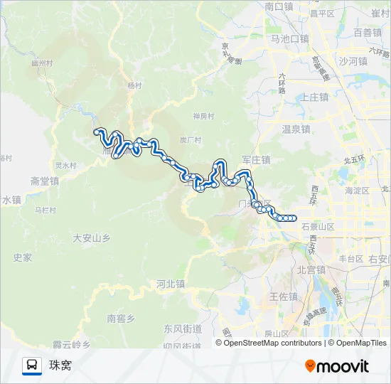 M21 Bus Line Map