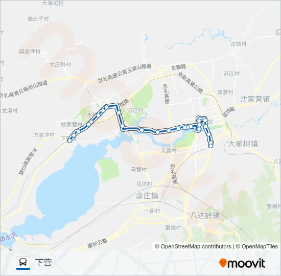 Y01 Bus Line Map