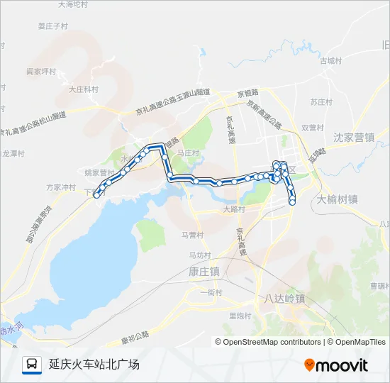 Y01 Bus Line Map