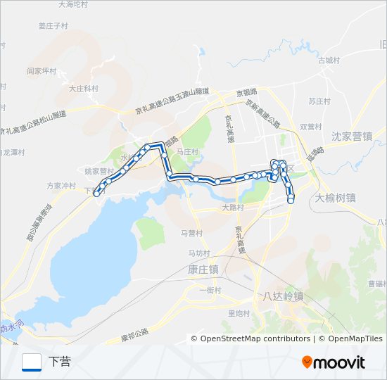 Y01 bus Line Map