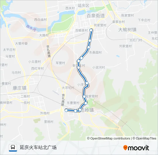 Y02 Bus Line Map
