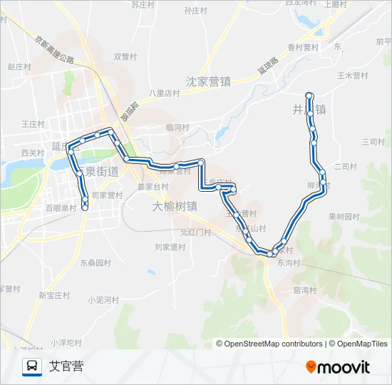 Y08 Bus Line Map