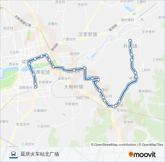 Y08 Bus Line Map