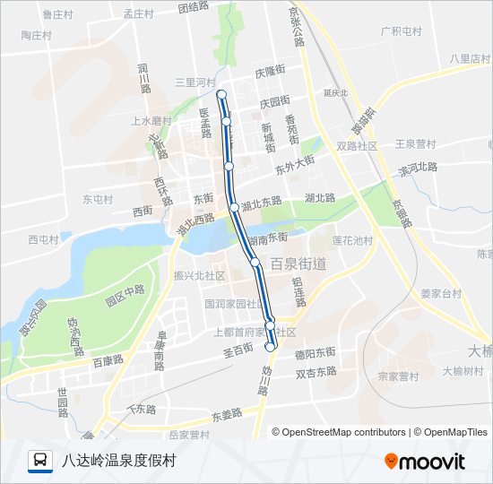 Y10 bus Line Map