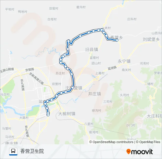 Y15 Bus Line Map