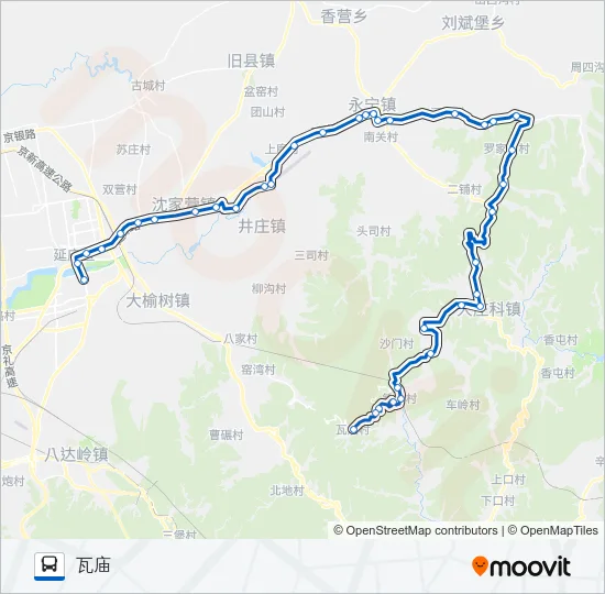 Y16 Bus Line Map