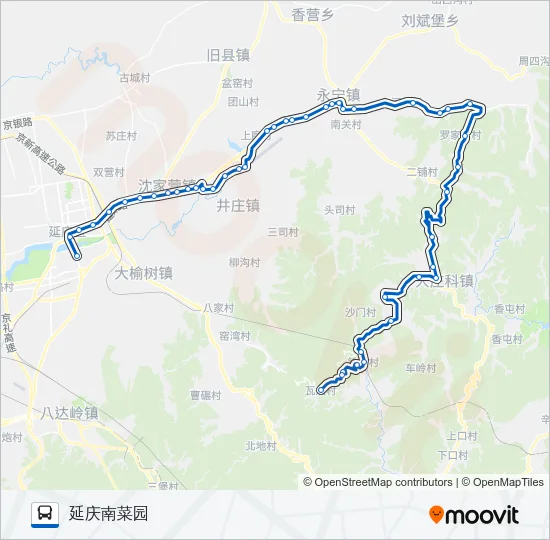 Y16 Bus Line Map