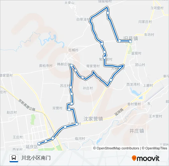 Y19 Bus Line Map