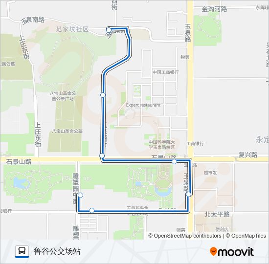 公交专11路的线路图