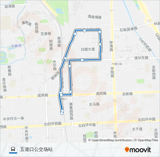 专12 Bus Line Map