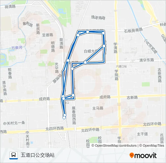 专12 Bus Line Map