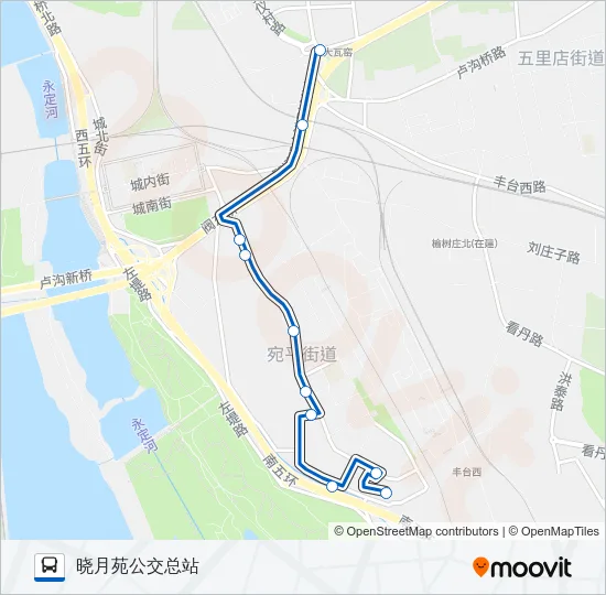 专17 Bus Line Map