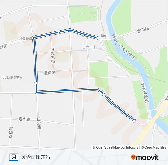 公交专25路的线路图