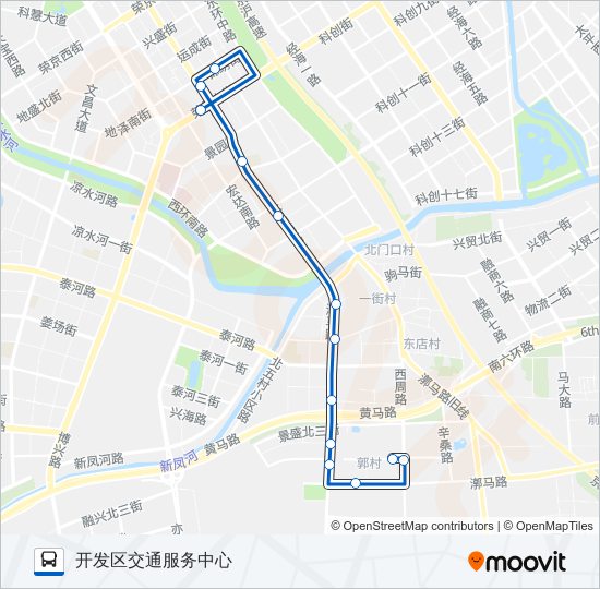专41 bus Line Map