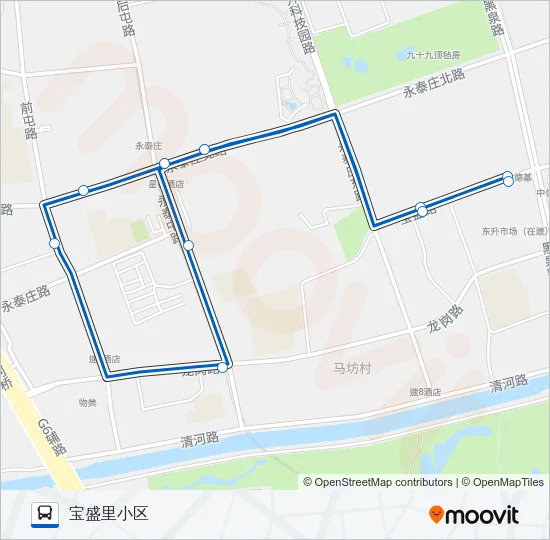 专43 Bus Line Map
