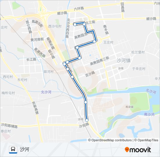 公交专45路的线路图