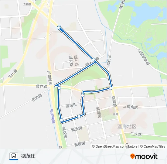 专56 Bus Line Map