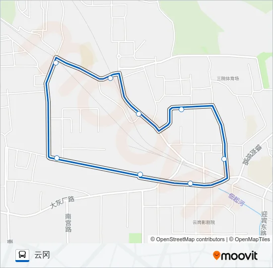 专57 Bus Line Map