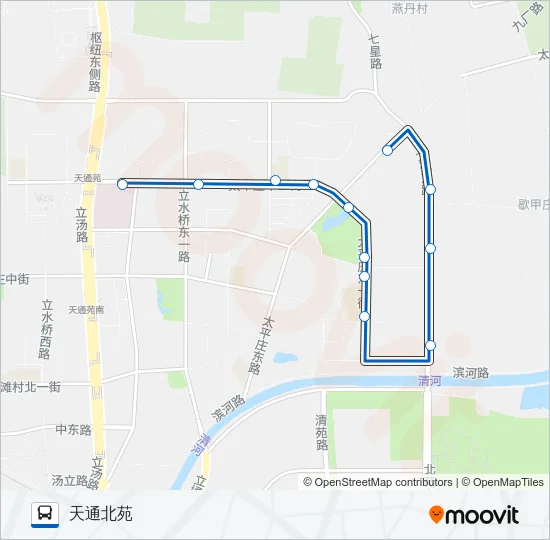 专58 Bus Line Map