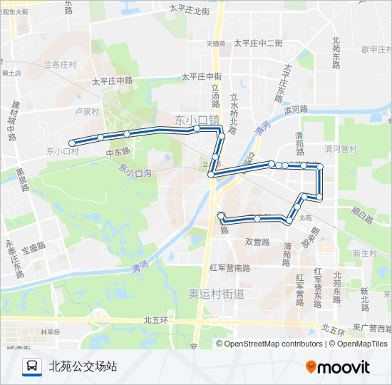 公交专81路的线路图