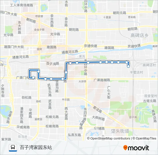 专87 Bus Line Map