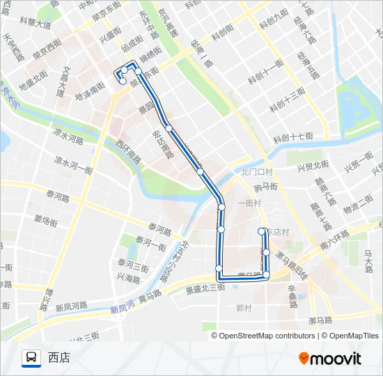 专96 Bus Line Map