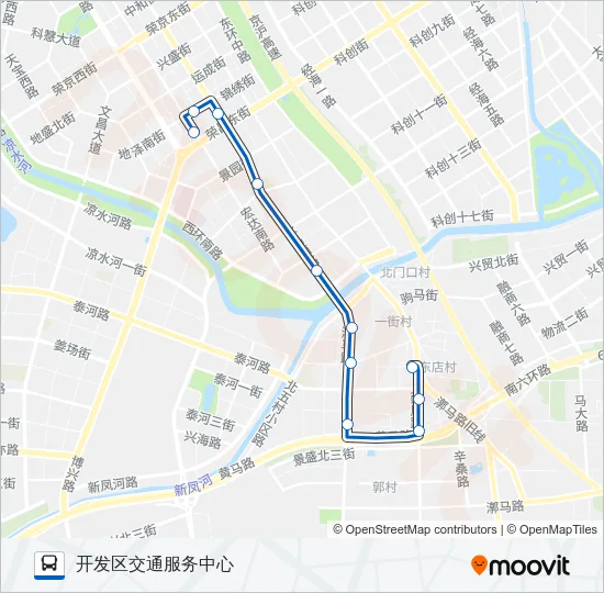 专96 Bus Line Map